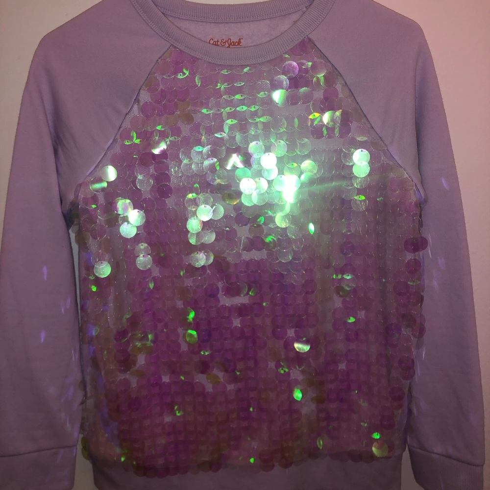 CAT AND JACK CUTE SPARKLY SWEARER